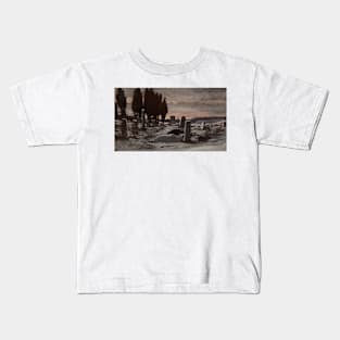 Desolation by Elihu Vedder Kids T-Shirt